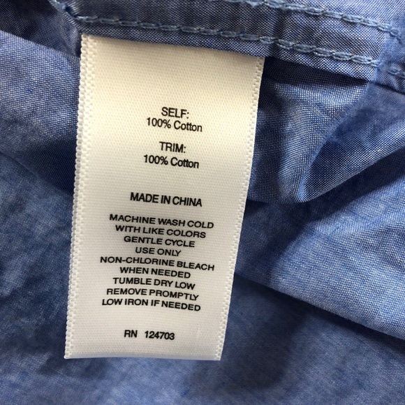 Hannah Blouse with Crochet Trim - L - Picture 6 of 6